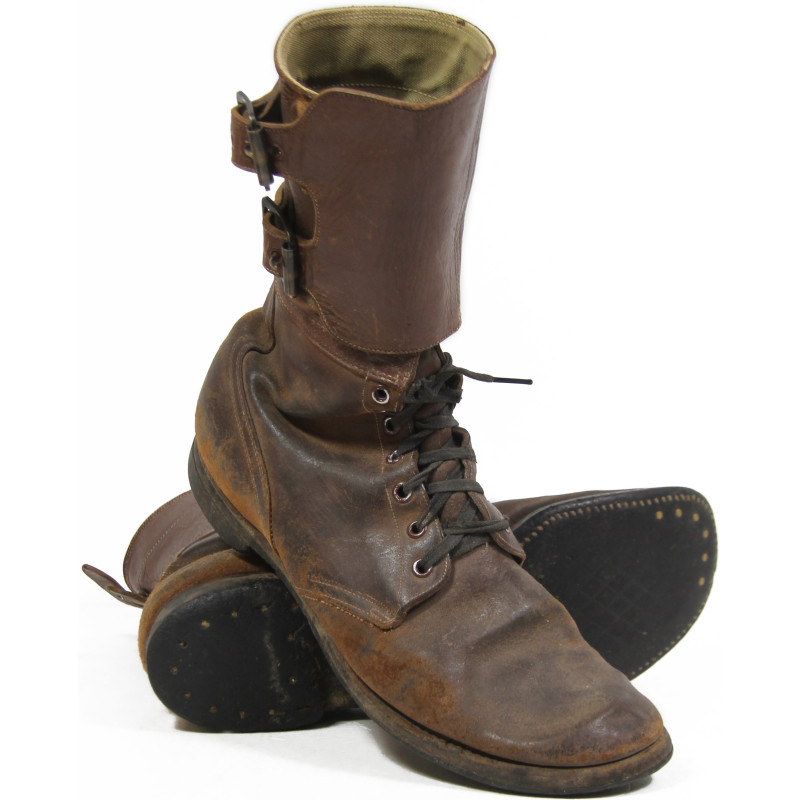 Brodequins à jambières (buckle boots), pointure 11