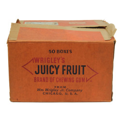 Carton, WRIGLEY'S JUICY FRUIT, Chewing Gum