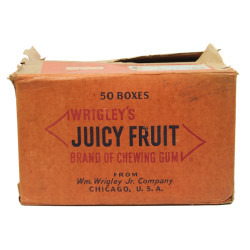 Carton, WRIGLEY'S JUICY FRUIT, Chewing Gum