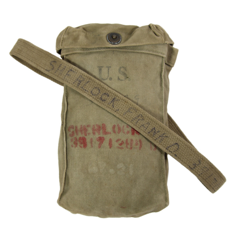 Sac porte-chargeurs Thompson, 30 coups, HOOSIER 1942, nominatif