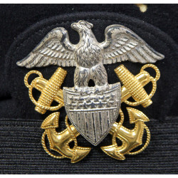 Casquette officier, US Navy, bleue, Art Caps, taille 60, Lt. William Folck, Medical Corps