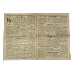 Newspaper, German, West-Front, January 20, 1941