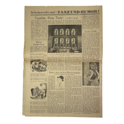 Newspaper, German, West-Front, January 20, 1941