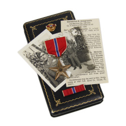 Coffret médaille, Bronze Star, S/Sgt. Demetrius Anagnostis, Co. E, 502nd PIR, 101st Airborne Division, ETO