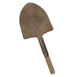 T-Shovel, M-1910, Shortened, with Cover, Laundry Number, Normandy