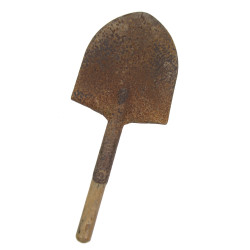 T-Shovel, M-1910, Shortened, with Cover, Laundry Number, Normandy