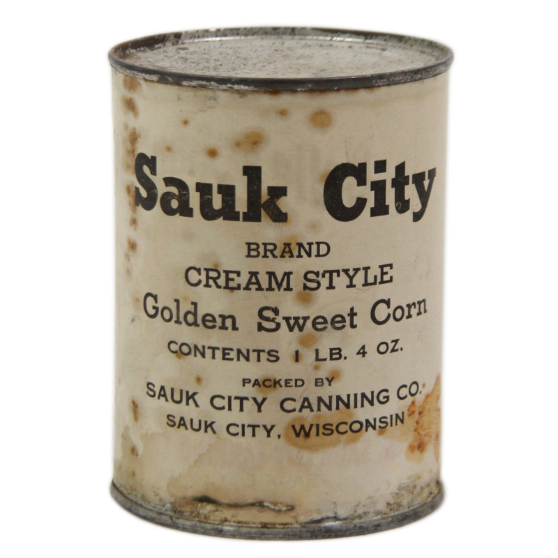 Can, Tin, Corn, Sauk City, Ration, Ten-in-One