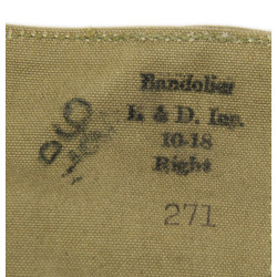 Bandoleer, FM BAR, L. & D., Inc. 1918, état neuf