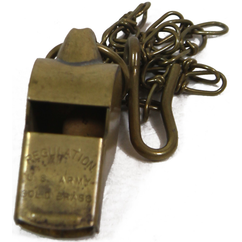 Whistle, Brass, REGULATION, US Army