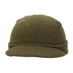 Cap, Wool Knit, 'Beanie', Jeep Cap, Medium