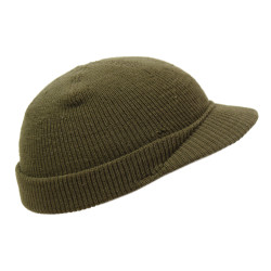 Cap, Wool Knit, 'Beanie', Jeep Cap, Medium