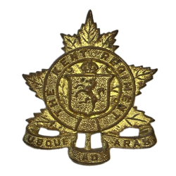 Cap Badge. canadien, The Kent Regiment