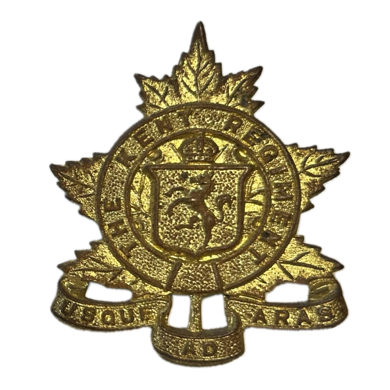 Cap Badge. canadien, The Kent Regiment