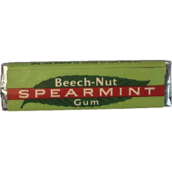 Chewing Gum, Stick, Beech-Nut, Spearmint