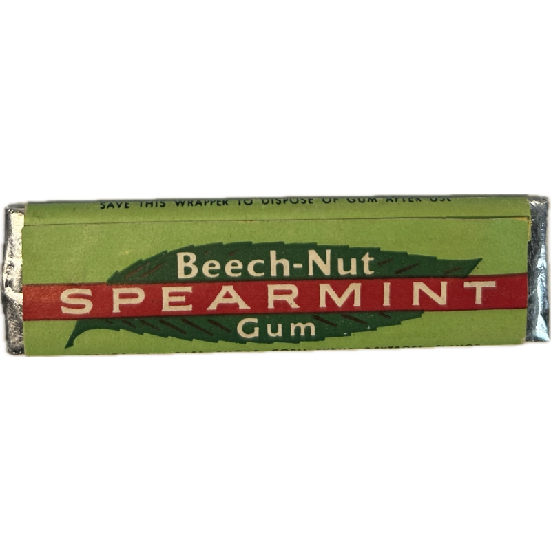 Chewing Gum, Stick, Beech-Nut, Spearmint