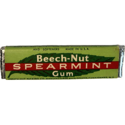 Chewing Gum, Stick, Beech-Nut, Spearmint