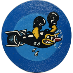 Chest Insignia, 703rd Bombardment Squadron, 445th Bombardment Group, 8th Air Force, Leather