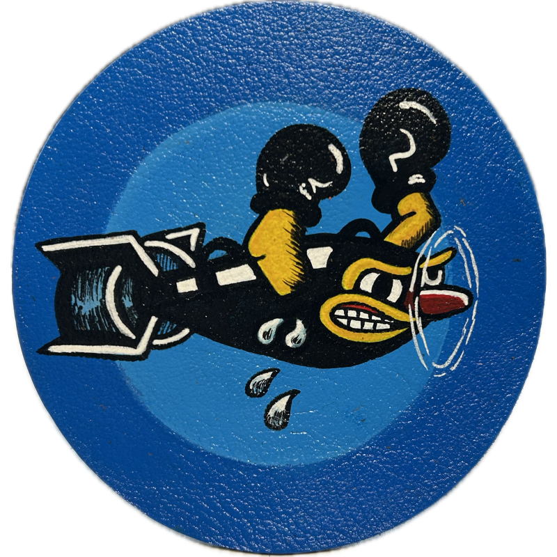 Chest Insignia, 703rd Bombardment Squadron, 445th Bombardment Group, 8th Air Force, Leather