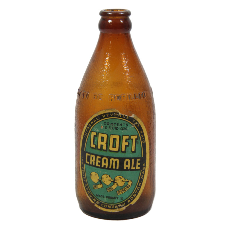 Bouteille de bière, Croft Cream Ale, The Croft Brewing Co.