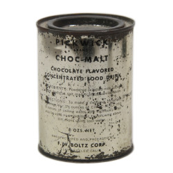 Tin Can, Powdered Chocolate, Choc-Malt, 10-in-1 ration