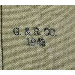 Sac porte-chargeurs Thompson, 30 coups, G. & R. Co. 1943, modifié