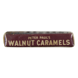 Paquet de caramels, PETER PAUL'S WALNUT CARAMELS, plein