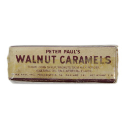 Pack, PETER PAUL'S WALNUT CARAMELS, Full