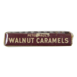 Paquet de caramels, PETER PAUL'S WALNUT CARAMELS, plein