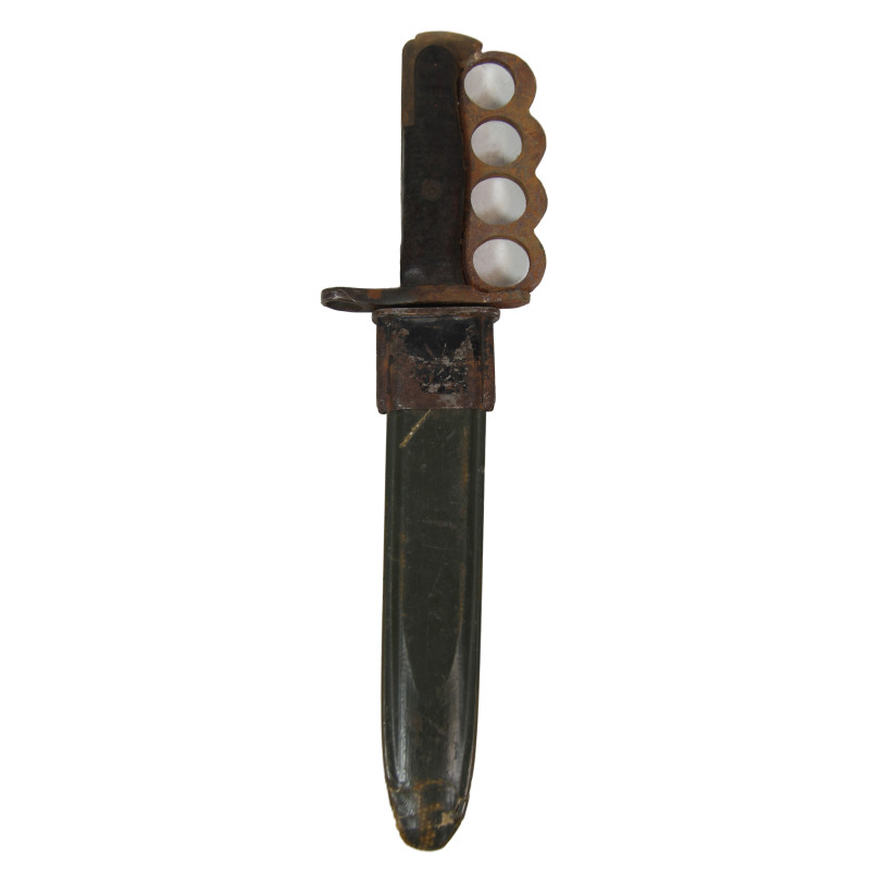 Knife, Fighting, Bayonet, M1905, Modified, in Scabbard