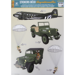 sticker sheet, War vehicles