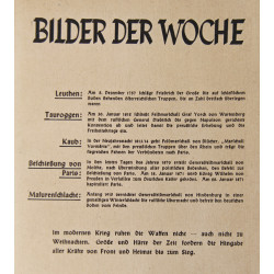 Affiche allemande, Bilder der Woche, Kriegsweihnachten, 19 décembre 1943