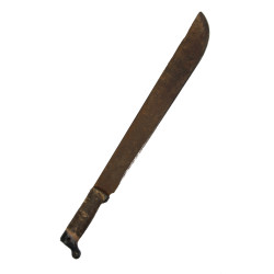 Machete, M-1942, Taped, with Canvas Scabbard, Sgt. Earl Burgess