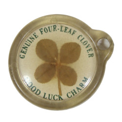 Pendant, Four-Leaf Clover, Good Luck Charm, Dog Tags