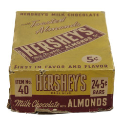 Boîte de barres chocolatées, HERSHEY'S, vide