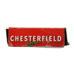 Lot of Three Cigarette Packs, Chesterfield, Christmas 1944, Full