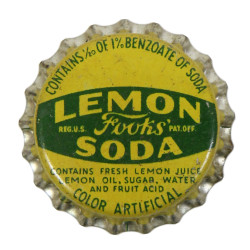 Cap, Bottle, Fook's Lemon Soda