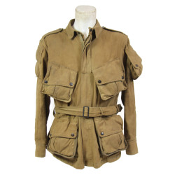 Veste de parachutiste M-1942, Forrest Guth, E. Co. 506th PIR, 101st AB. Div., Band of Brothers