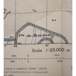 Carte alliée, SAINTE-MARIE-DU-MONT (Utah Beach), 4th Infantry Division, 101st Airborne, D-Day