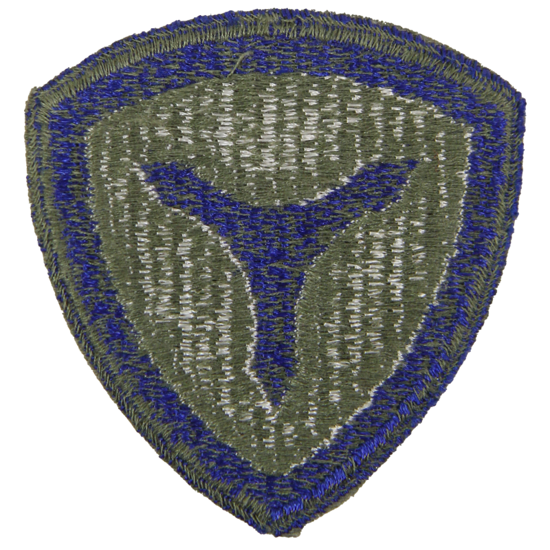 Patch, 3rd Service Command, Green Back, 1943