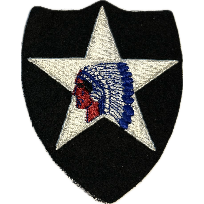 Insigne, 2nd Infantry Division, précoce, feutre