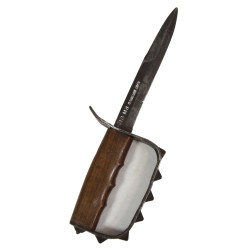 Knife, Trench, M1917, L.F. & C. 1917, Modifed, USM3 Blade, CAMILLUS 1943, with Scabbard, USM6, BARWOOD 1943