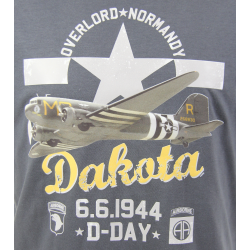 T-Shirt, Dakota, Gris souris