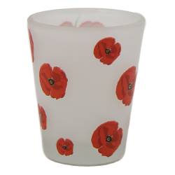 Verre à liqueur, Coquelicot