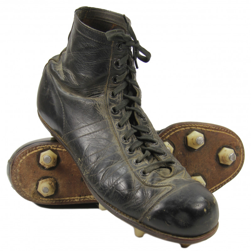 Shoes, Pair, Football, Leather, Wilson