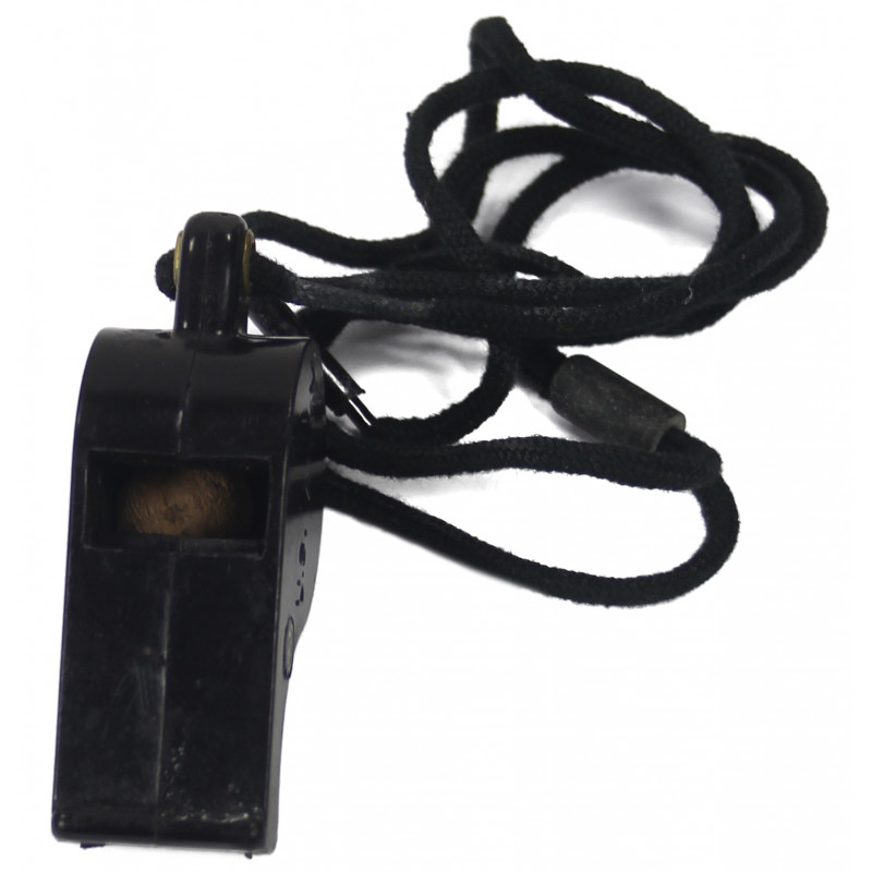 Whistle, Plastic, US Army, Black, 41-42